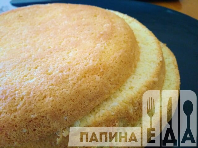 Бисквит классический для торта